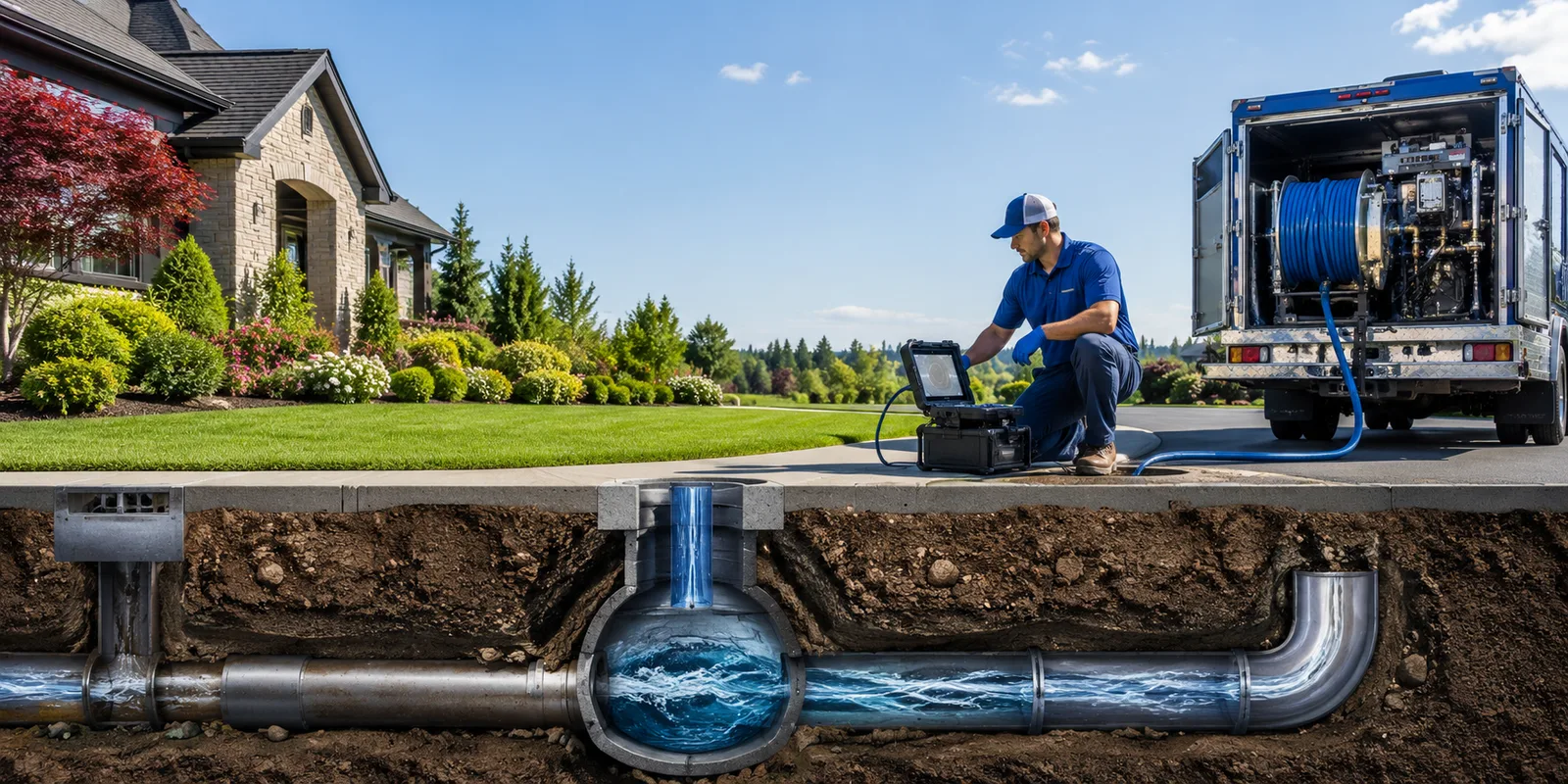 Drainage restoration information for Huntersville, NC